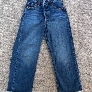 Levi’s Ribcage Straight Ankle Jeans - 27x23